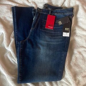 Kut from the Kloth Bhody skinny high rise fab ab scissor cut hem jean